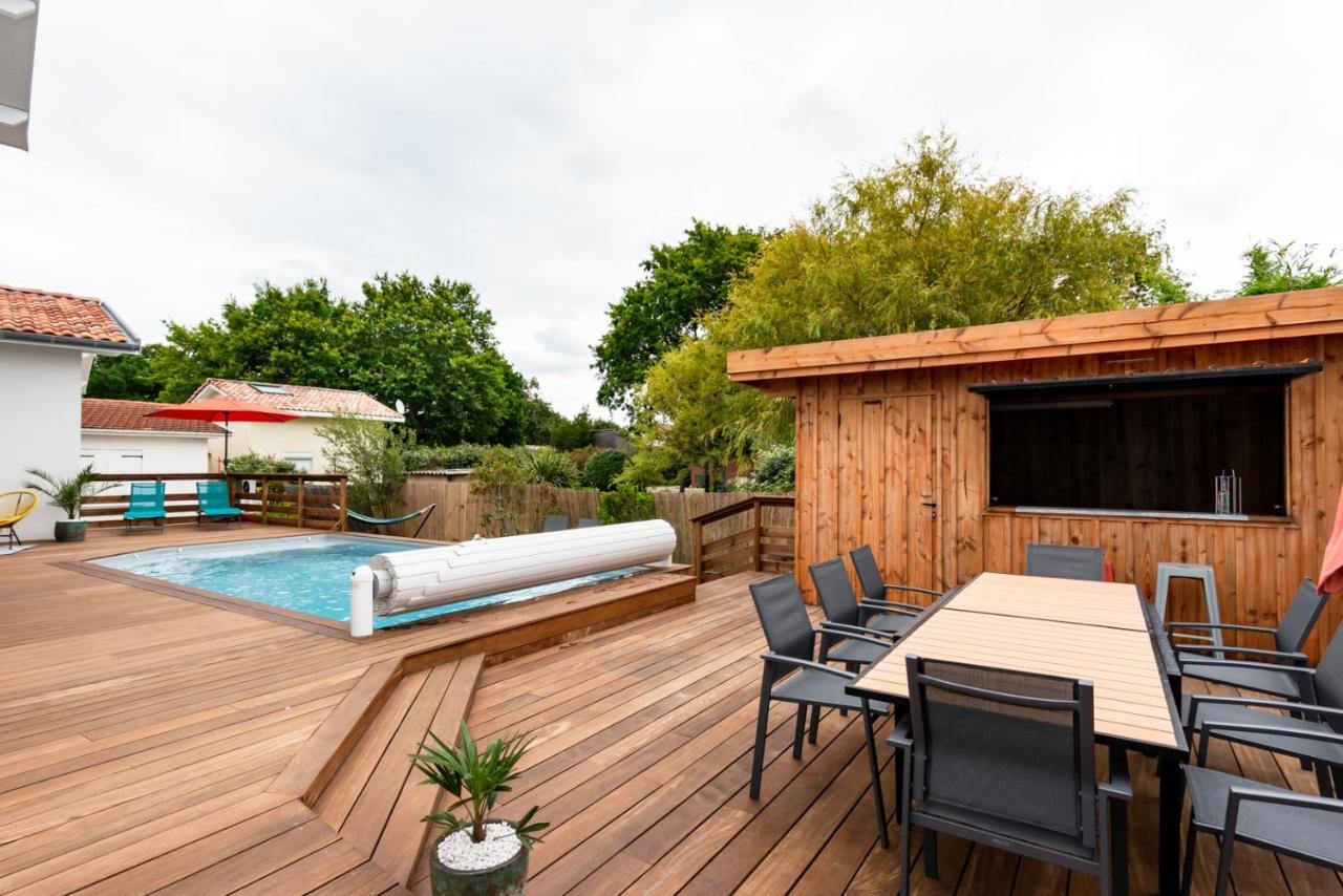 Frenchyhomes☆Villadeluxe☆Plage☆Piscine Andernos-les-Bains Exteriör bild