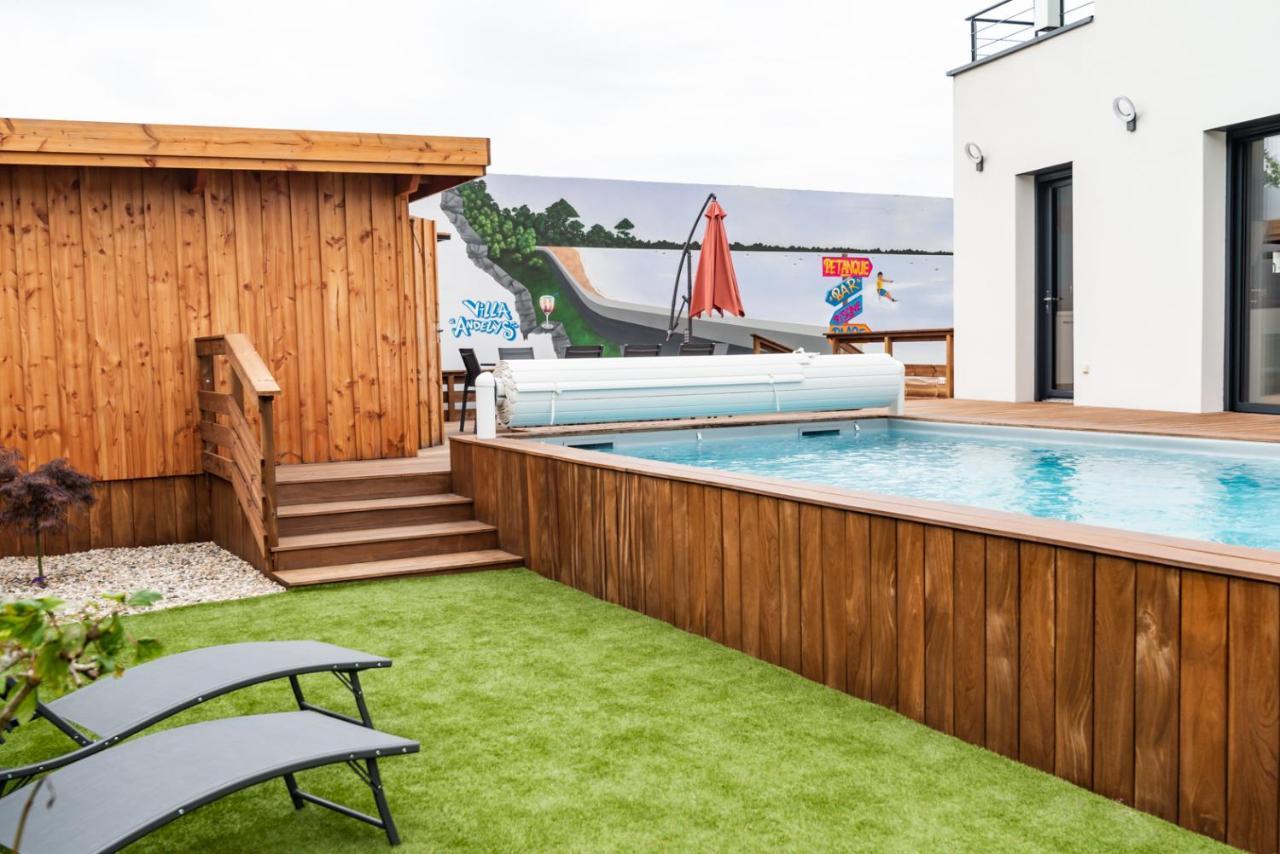 Frenchyhomes☆Villadeluxe☆Plage☆Piscine Andernos-les-Bains Exteriör bild