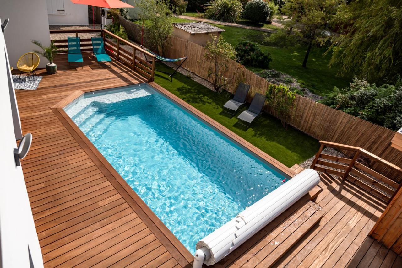 Frenchyhomes☆Villadeluxe☆Plage☆Piscine Andernos-les-Bains Exteriör bild